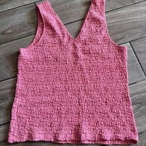 a new day Crinkled Coral Tank Top